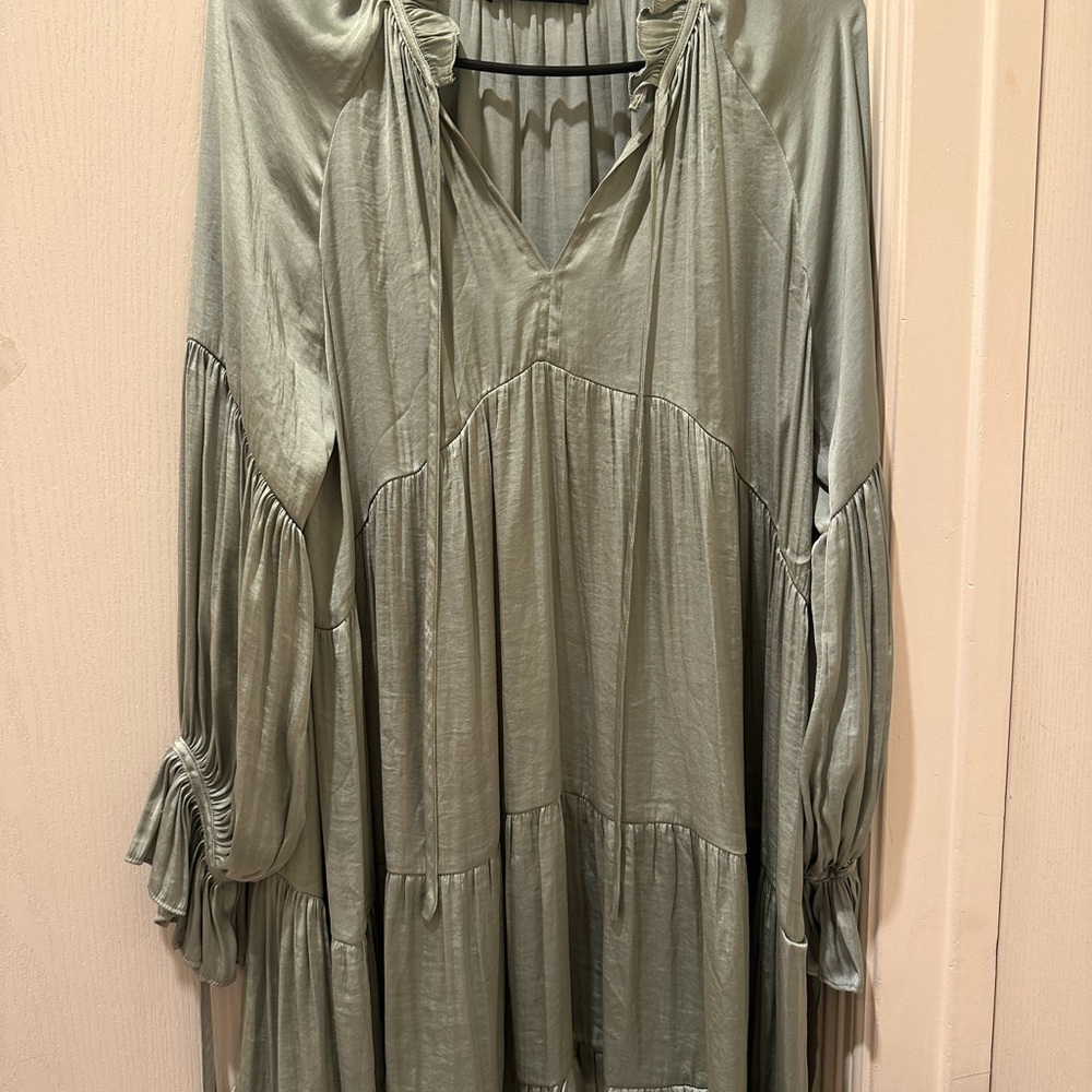 Elegant Olive Green Women's Top